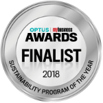 Recruit for Good, Optus Awards Finalist 2018 for Sustainability
